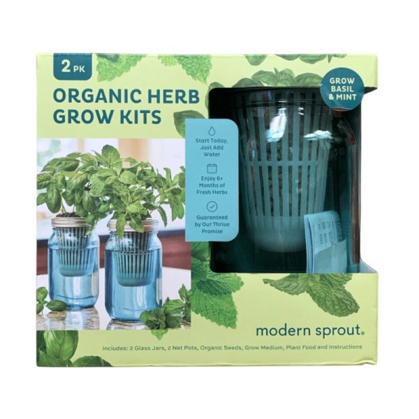 Modern Sprout Garden Jar Herb Kit