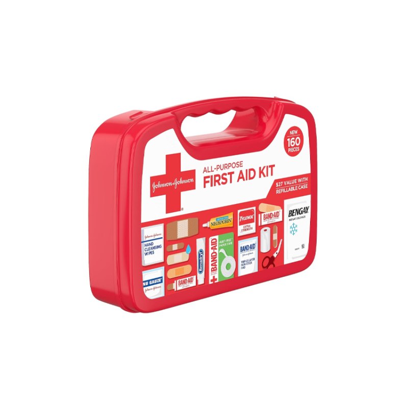 BAND-AID Brand 160-Piece First Aid Kit